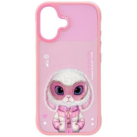 ⁨Etui Nimmy Cool&Cute 2.0 Rabbit do       iPhone 17 różowy⁩ w sklepie Wasserman.eu