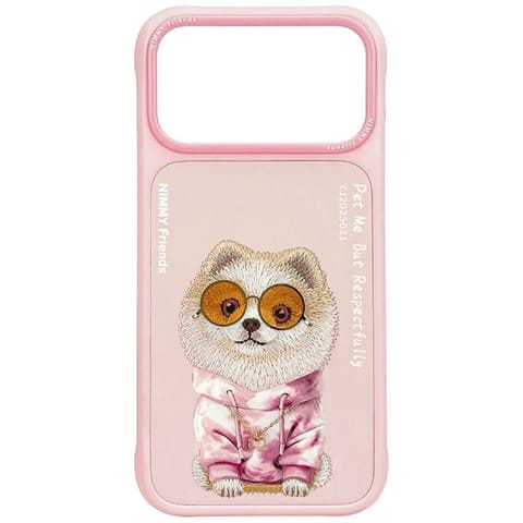 ⁨Etui Nimmy Glasses Cool Dog do iPhone 17 Pro różowy⁩ w sklepie Wasserman.eu