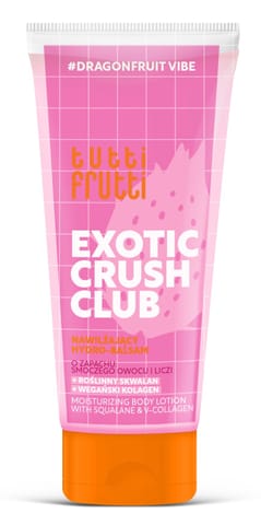 ⁨TUTTI FRUTTI Exotic Crush Club Nawilżający hydro-balsam Smoczy owoc i Liczi 200 ml⁩ w sklepie Wasserman.eu