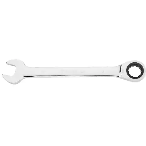 ⁨Combination spanner with ratchet, 19 mm⁩ at Wasserman.eu