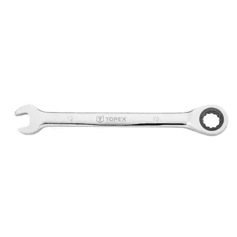 ⁨Combination spanner with ratchet, 12 mm⁩ at Wasserman.eu
