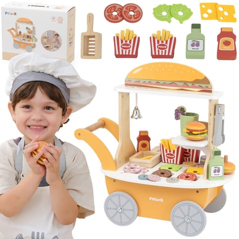 ⁨VIGA Minisklep z Hamburgerami – Kreatywna Zabawa w Odgrywanie Ról⁩ w sklepie Wasserman.eu