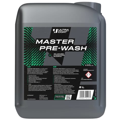 ⁨Ultracoat Master Pre-Wash 5L - preparat do mycia wstępnego⁩ w sklepie Wasserman.eu