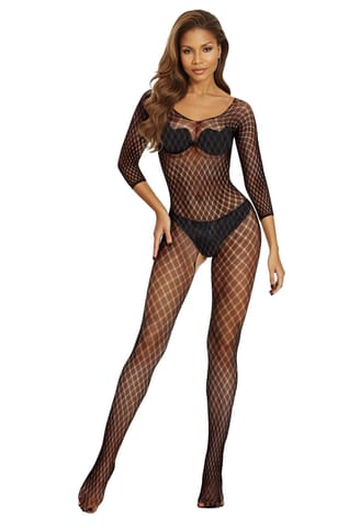 ⁨Bodystocking 2048 black (kolor czarny, rozmiar uniwersalny)⁩ w sklepie Wasserman.eu