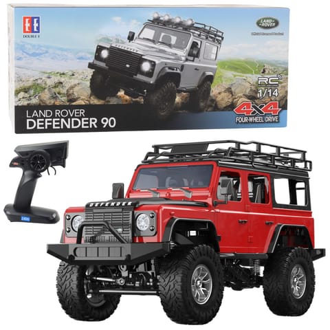 ⁨Auto Terenowe Zdalnie Sterowane RC Land Rover Defender 90 Czerwony 1:14⁩ w sklepie Wasserman.eu