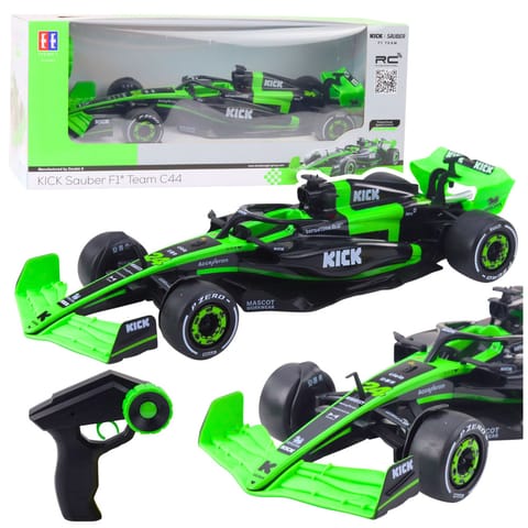⁨Wyścigówka Zdalnie Sterowana RC Sauber F1 C44 Czarno-Zielona 1:16⁩ w sklepie Wasserman.eu