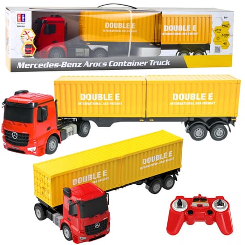 ⁨Ciężarówka Z Kontenerem Mercedes-Benz Arocs Zdalnie Sterowana RC 1:26⁩ w sklepie Wasserman.eu