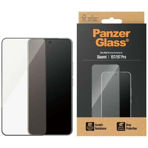 ⁨Szkło hartowane PanzerGlass Ultra-Wide   Fit do Xiaomi 15T / 15T Pro⁩ w sklepie Wasserman.eu