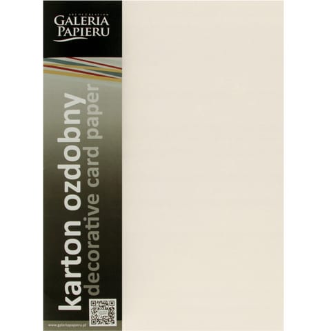 Karton ozdobny Kratka kremowy 20szt./op. 220g/m2 201632 Galeria Papieru w sklepie Wasserman.eu