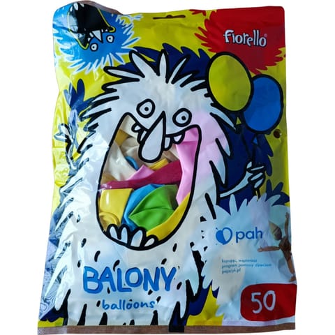⁨Balony dekoracyjne pastelowe mix 10`` (50szt.) FIORELLO 170-2796⁩ w sklepie Wasserman.eu