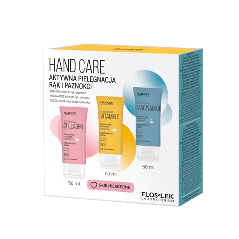 ⁨FLOSLEK Zestaw Hand Care Aktywna pielęgnacja skóry rąk - 3 x 50 ml⁩ w sklepie Wasserman.eu