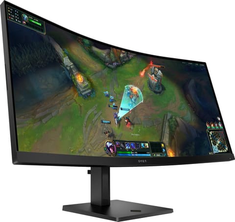 ⁨Monitor HP AV4C1E9#ABB (34" /VA /180Hz /3440 x 1440 /Czarny)⁩ w sklepie Wasserman.eu