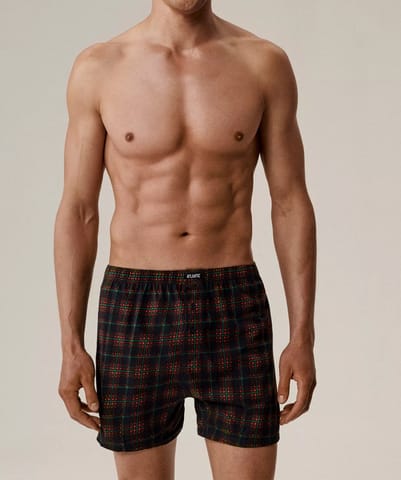 ⁨BOKSERKI ATLANTIC 2GMB-013 JZ25 (kolor zielony c.-  granat, rozmiar S)⁩ w sklepie Wasserman.eu