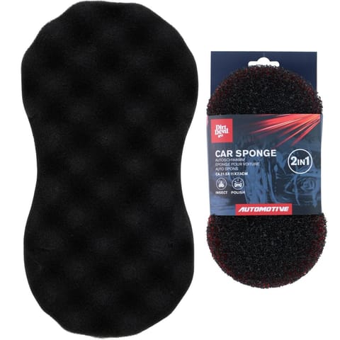 ⁨GĄBKA DO MYCIA SAMOCHODU DWUSTRONNA 21,5X11CM DIRT DEVIL⁩ w sklepie Wasserman.eu