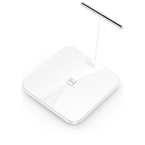 ⁨Waga do ciała AWEI SS1 wielofunkcyjna    Bluetooth 5.0 500mAh biały⁩ w sklepie Wasserman.eu