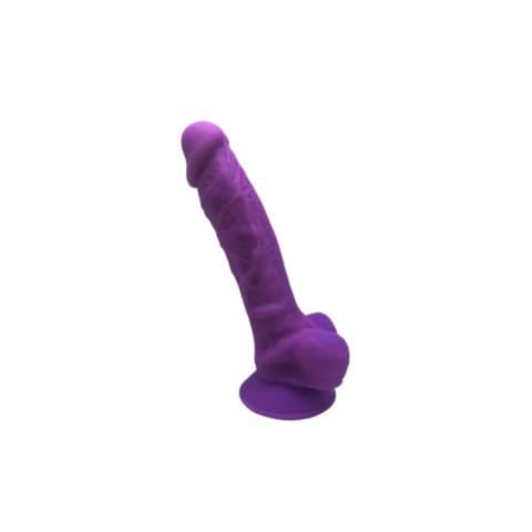 ⁨Silexd Silicone Dildo 18 cm Purple⁩ at Wasserman.eu