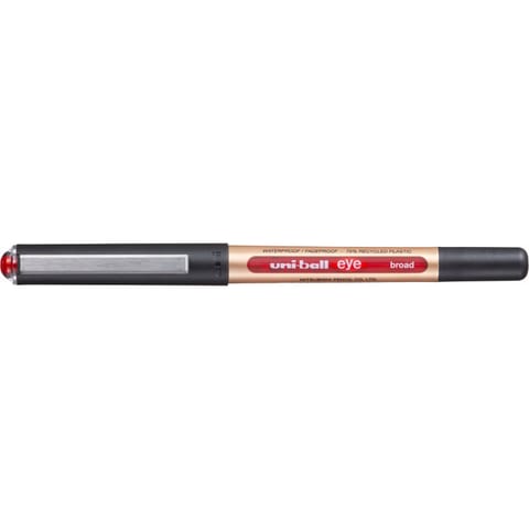 ⁨Pióro kulkowe UNI UB-150E ekologiczne czerwone UNUB150E/CE⁩ w sklepie Wasserman.eu