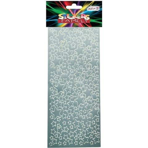 ⁨Naklejki gwiazdki złote/srebrne 10 cm x 23 cm NKX-5368 ALIGA⁩ w sklepie Wasserman.eu