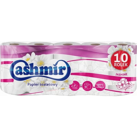 ⁨Papier toaletowy zapachowy 3W (10 rolek) JASMINE CASHMIR⁩ w sklepie Wasserman.eu