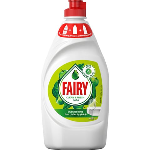 ⁨Fairy Clean & Fresh Apple Dish Liquid 450 ml⁩ at Wasserman.eu
