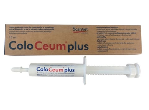 ScanVet Coloceum Plus pasta na biegunkę dla psów i kotów tuba 15ml w sklepie Wasserman.eu