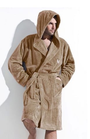 ⁨SZLAFROK L&L MĘSKI IWO MELANGE (kolor melanż, rozmiar XXL)⁩ w sklepie Wasserman.eu