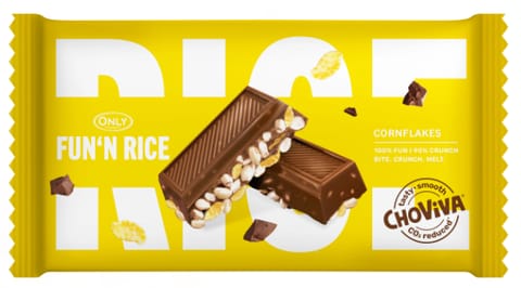 ⁨Only Puffed Rice and Cornflakes ChoViva Ryż Ekspandowany i Płatki Kukurydziane bez Czekolady100 g⁩ w sklepie Wasserman.eu