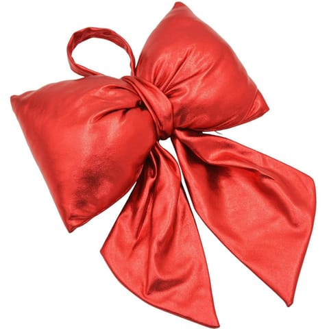 ⁨KOKARDA DEKORACYJNA WYPCHANA 13x20CM CZERWONA⁩ w sklepie Wasserman.eu