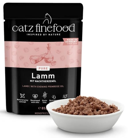 ⁨Catz Finefood Pure (Purrrr N.111) Jagnięcina saszetka 85g⁩ w sklepie Wasserman.eu