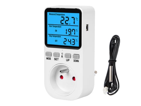 ⁨Programator czasomierz cyfrowy T6 z termostatem⁩ w sklepie Wasserman.eu