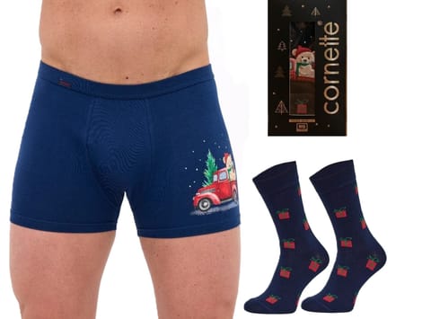 ⁨KOMPLET CORNETTE BS-914/01 GIFT (kolor granat, rozmiar XL)⁩ w sklepie Wasserman.eu