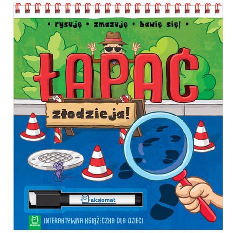 ⁨Aksjomat Łapać złodzieja Interaktywna książeczka KS0552⁩ w sklepie Wasserman.eu