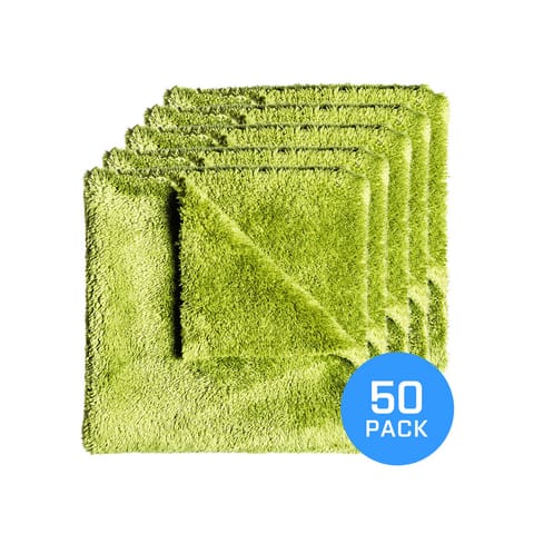 ⁨FX Protect Mikrofibra Grassy Green Boa 40x40 50pc - mikrofibra bezkrawędziowa⁩ w sklepie Wasserman.eu