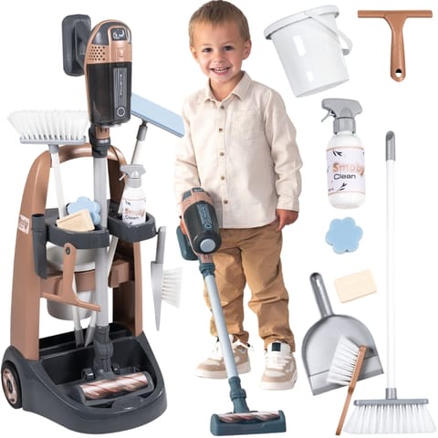 ⁨SMOBY Rowenta Wózek do Sprzątania z Odkurzaczem⁩ w sklepie Wasserman.eu