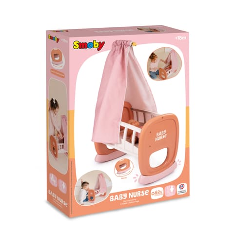 Smoby Baby Nurse Kołyska z Baldachimem w sklepie Wasserman.eu