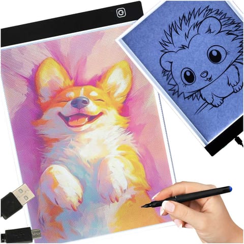 ⁨Deska kreślarska tablica tablet graficzny kalka do rysowania podświetlana LED A3⁩ w sklepie Wasserman.eu