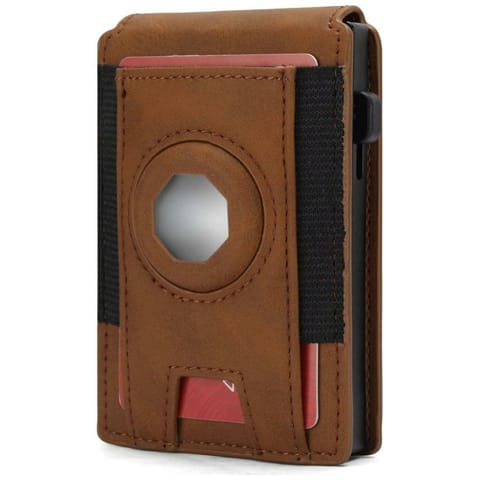 ⁨Portfel MajesticLine RFID z miejscem na  lokalizator brązowy⁩ w sklepie Wasserman.eu