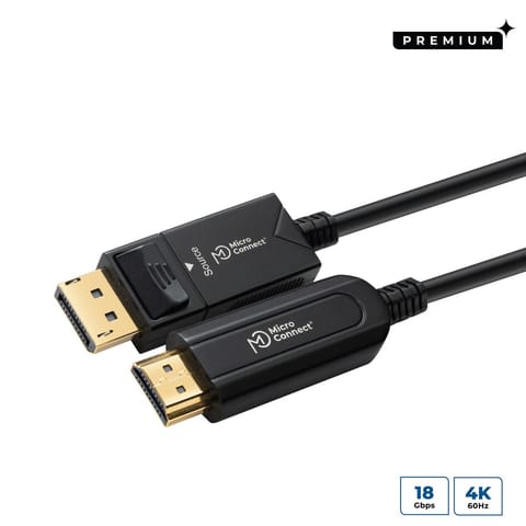 ⁨MicroConnect Premium Optic DP - HDMI Cable⁩ w sklepie Wasserman.eu