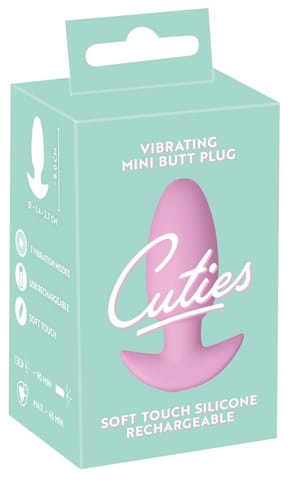 ⁨Cuties Vibrating Plug Rose⁩ w sklepie Wasserman.eu