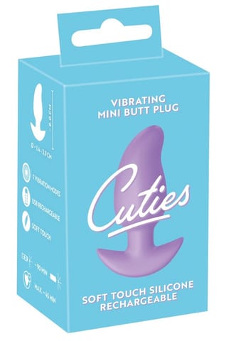 ⁨Cuties Vibrating Plug Purple⁩ w sklepie Wasserman.eu