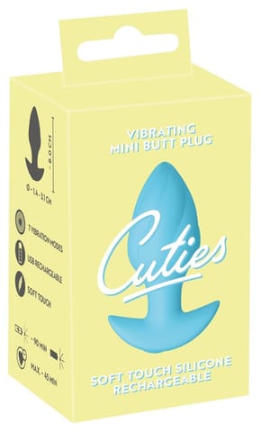 ⁨Cuties Vibrating Plug Blue⁩ w sklepie Wasserman.eu