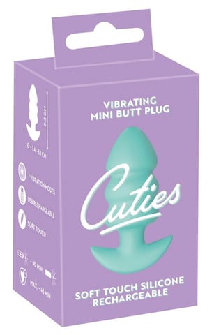 ⁨Cuties Vibrating Plugs Green⁩ w sklepie Wasserman.eu