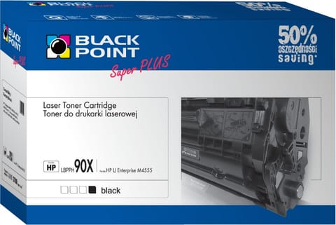 ⁨Toner BLACK POINT LBPPH90X Zamiennik HP CE390X LBPPH90X⁩ w sklepie Wasserman.eu
