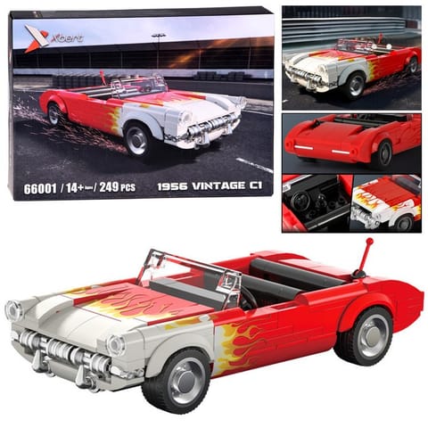 ⁨Klocki konstrukcyjne samochód klasyk hot rod Roadster 249ele ZA5817⁩ w sklepie Wasserman.eu