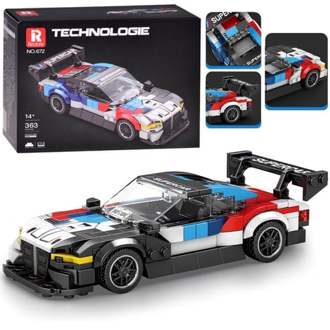 ⁨Klocki techniczne Superauto WYŚCIGOWE malowanie, spojler 363-ele ZA5780⁩ w sklepie Wasserman.eu