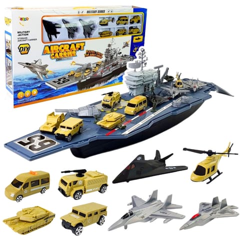 ⁨Military Aircraft Carrier with Vehicles 86cm⁩ at Wasserman.eu