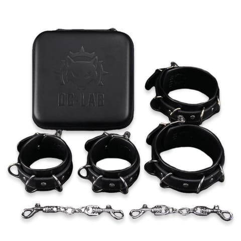 ⁨Zestaw do krępowania Hunter Restraints Set Black Dungeon Lab⁩ w sklepie Wasserman.eu