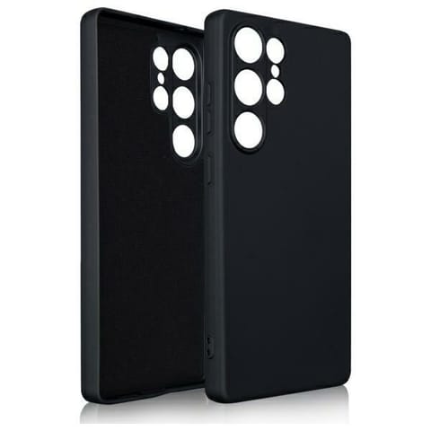 ⁨Beline Etui Silicone Samsung S25 Ultra   czarny/black⁩ w sklepie Wasserman.eu