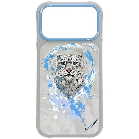 ⁨Etui Nimmy Pantera MagSafe do iPhone 17  Pro jasnoszary⁩ w sklepie Wasserman.eu