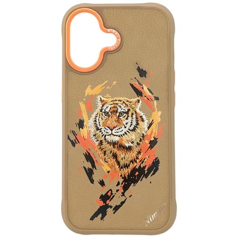 ⁨Etui Nimmy Tygrys MagSafe do iPhone 17   jasnobrązowy⁩ w sklepie Wasserman.eu
